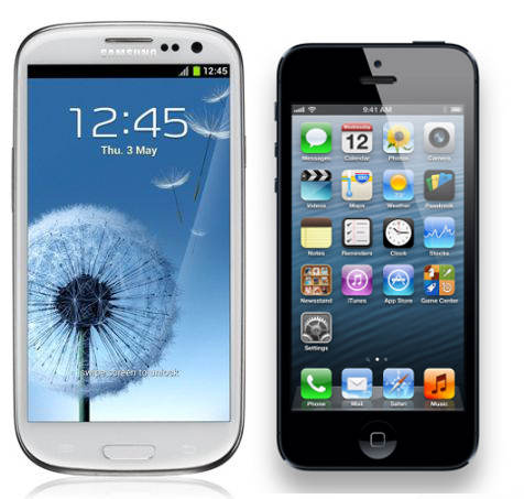 Samsung Galaxy S III “aplasta” el iPhone 5 en los puntos de referencia. Sgs3-ip5